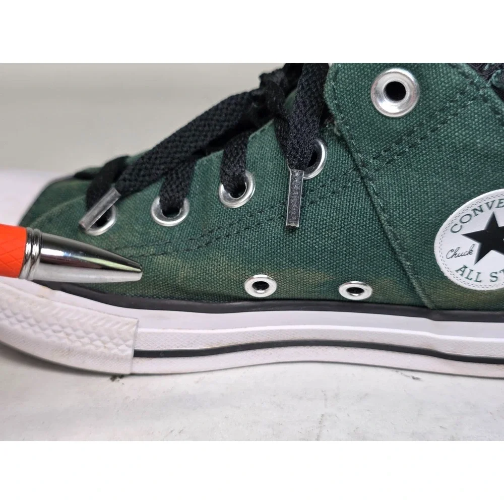 Converse Chuck Taylor All Star‎ Axel Youth Sneakers Size 2 Green Canvas Hi Shoes